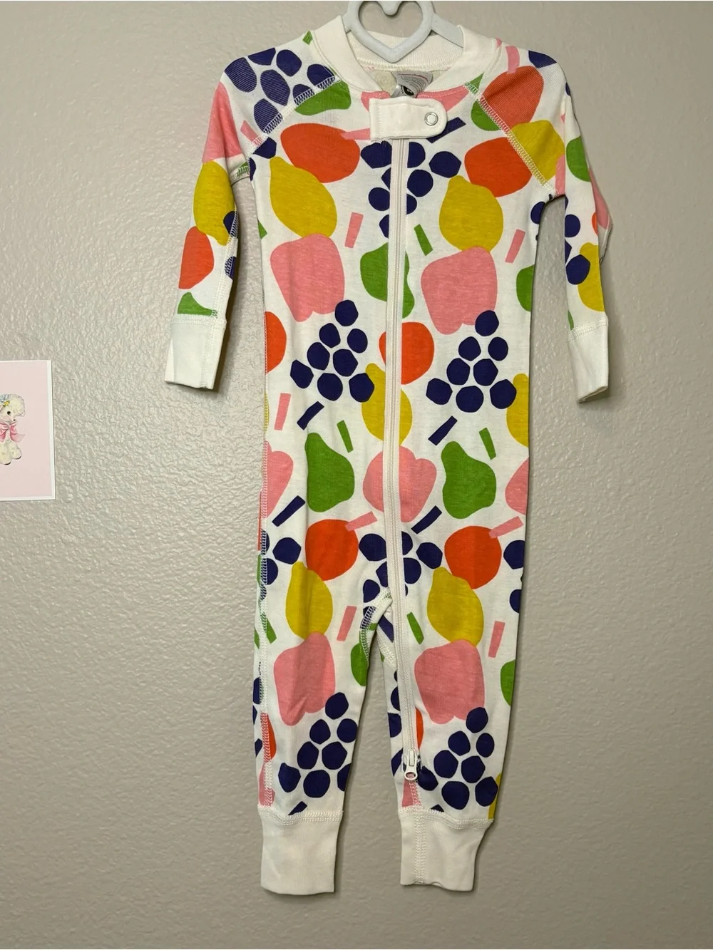 Hannah Anderson organic cotton fruit pattern shape sleeper onsie jumpsuit baby